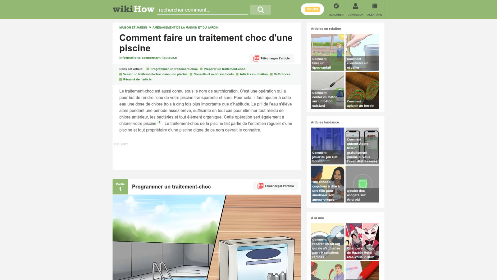 Traitement choc à la javel : 3 étapes pour une eau cristalline