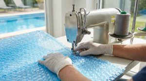 Comment coudre une bâche à bulle pour votre piscine