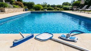Brosse et épuisette piscine : guide du nettoyage manuel
