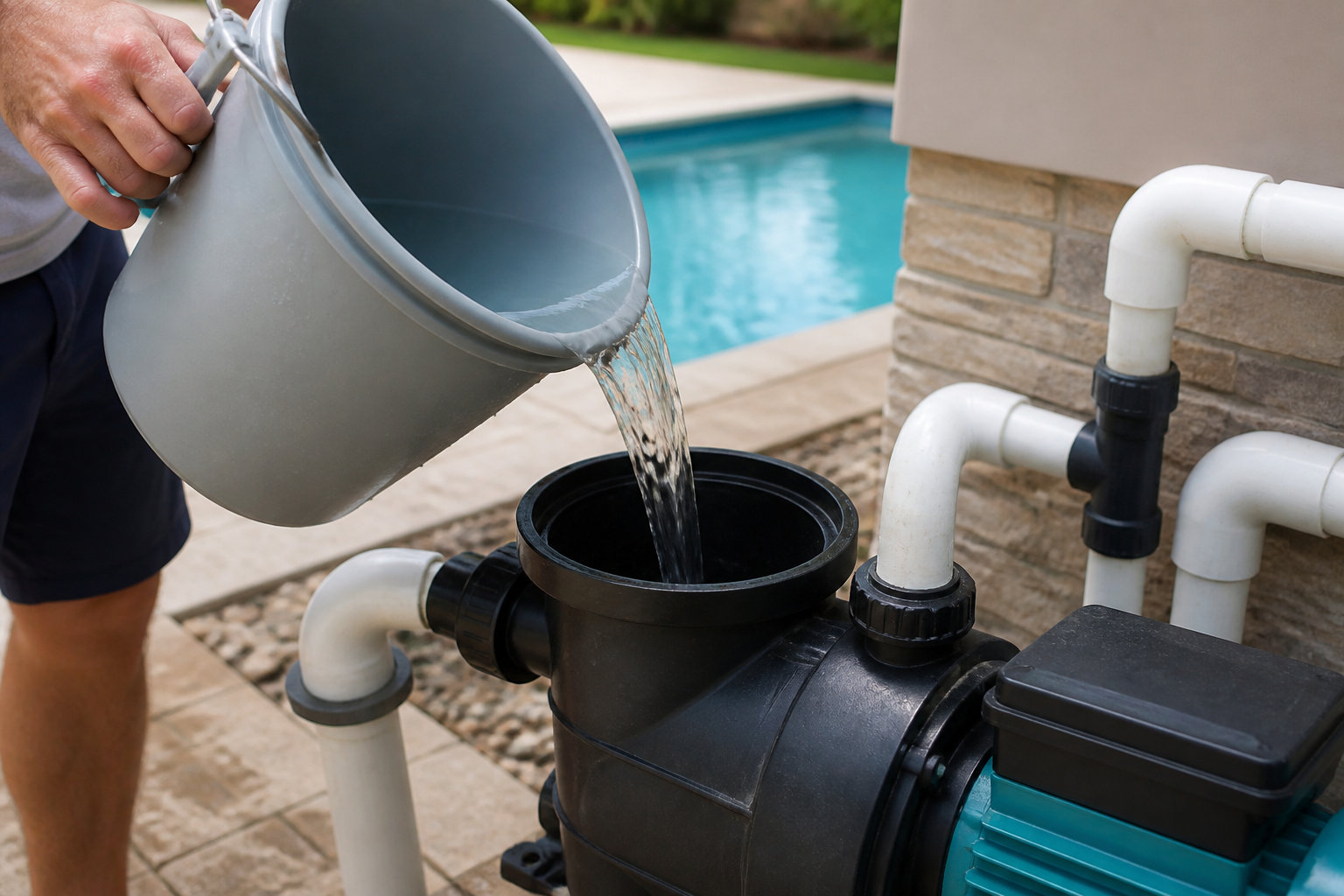 3 étapes clés pour l'amorçage manuel de la filtration