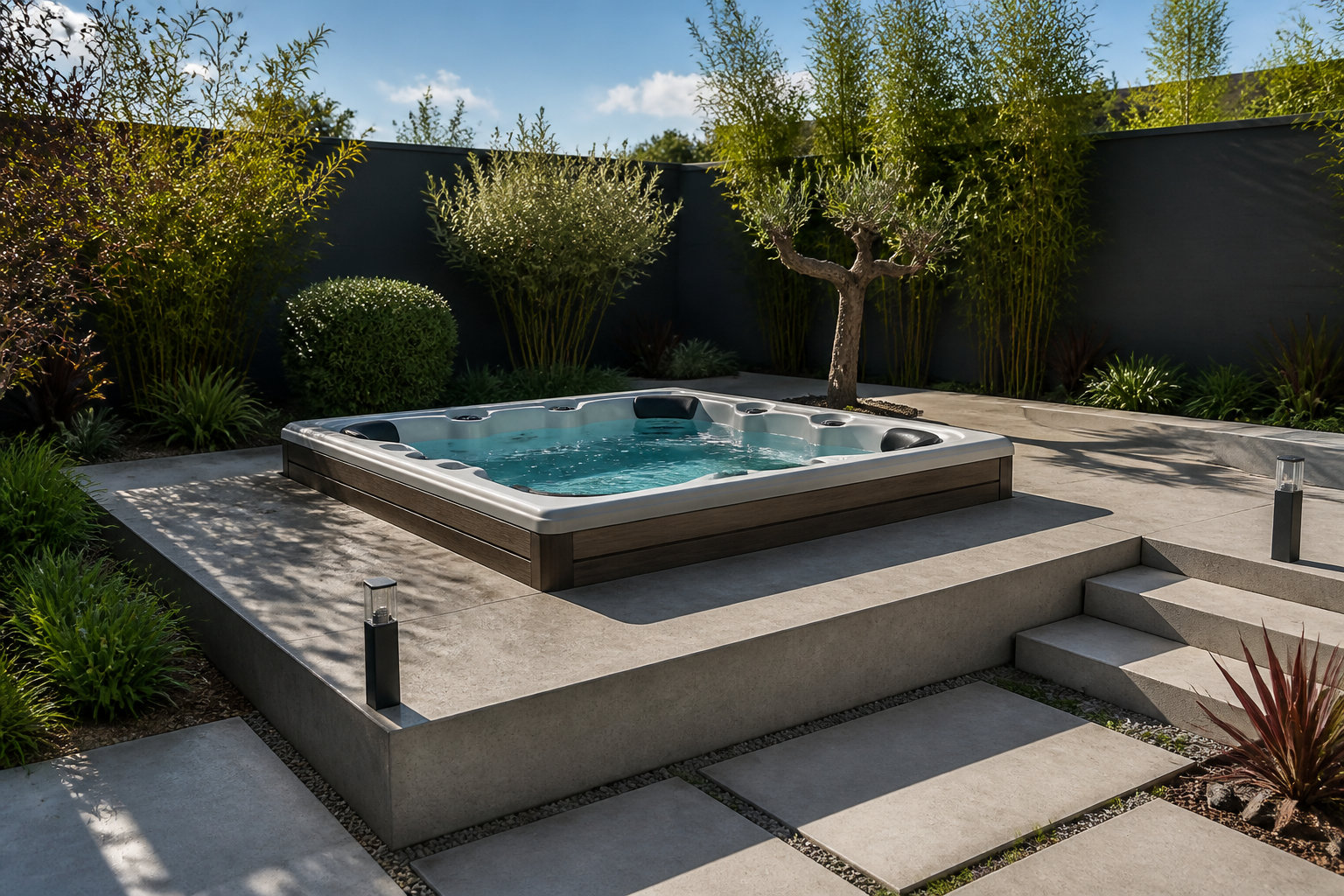 3 étapes pour réussir l'installation de votre spa en plein air