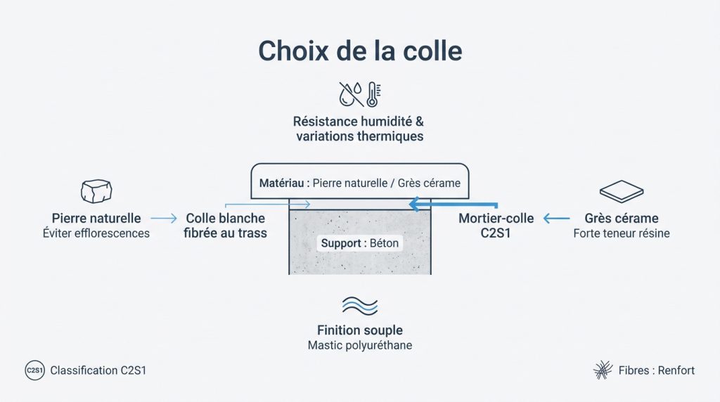 Comment choisir et appliquer votre colle margelle piscine