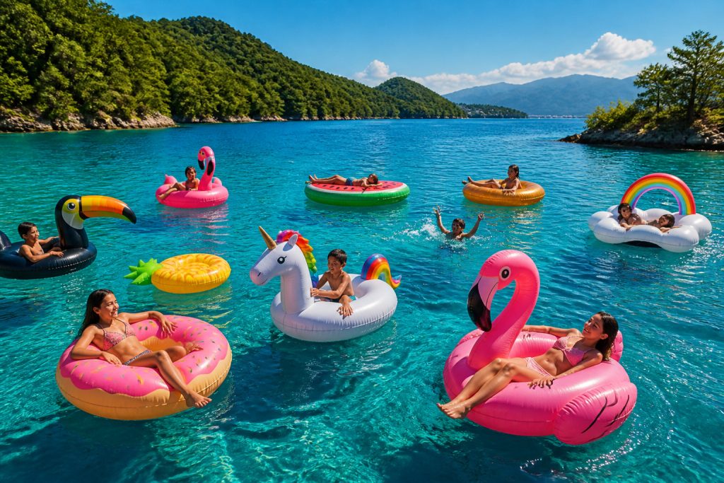 Trouve la bouée piscine parfaite pour un été inoubliable