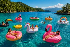 Trouve la bouée piscine parfaite pour un été inoubliable