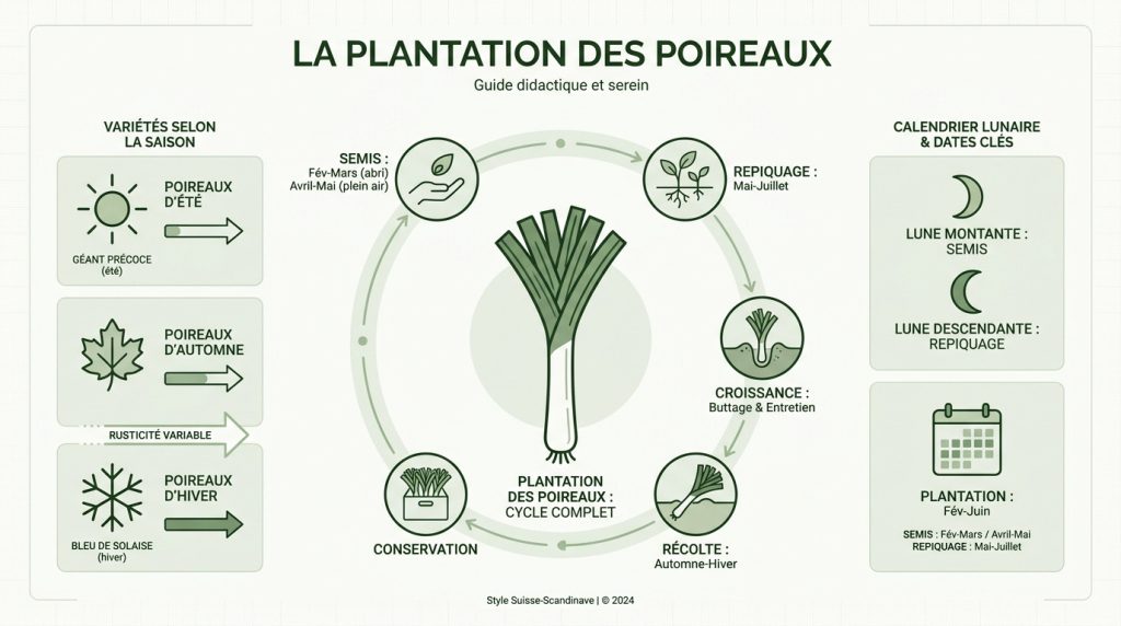 Comment planter les poireaux pour réussir votre récolte