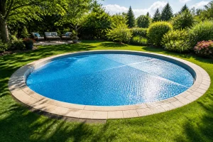 Bâche piscine ronde : gardez l'eau chaude et propre