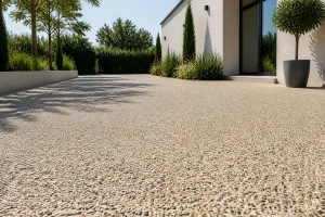 Béton désactivé : aspect minéral tendance extérieur