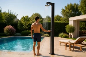 Douche solaire : confort et hygiène pour ta piscine