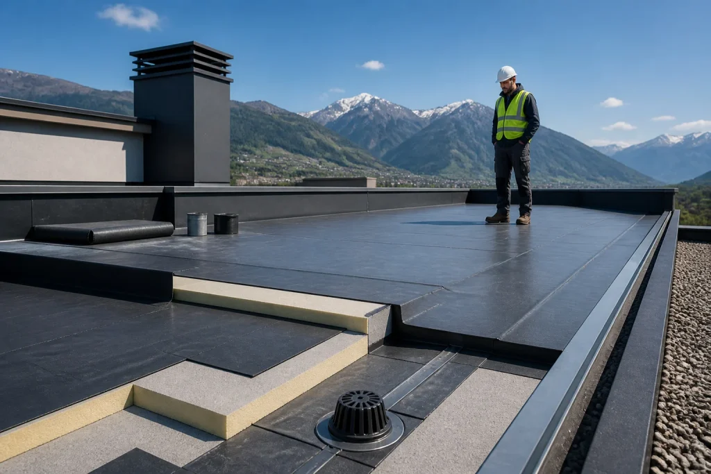 Terrasse moderne etancheite et qualite