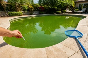 Piscine verte : la solution pour retrouver une eau claire