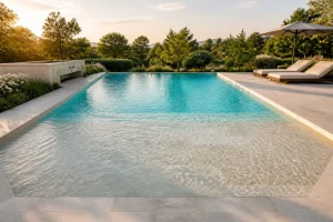 Plage immergée piscine : votre espace détente et sécurité