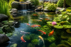 Poisson rouge en bassin : les clés pour un écosystème sain