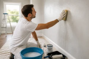 Prépare tes murs : le nettoyage avant peinture, étape clé